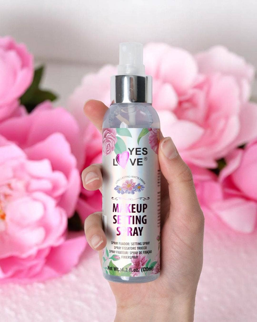 Yes Love Cosmetics - Wholesale Makeup Setting Spray/Powder - MAKEUP SETTING SPRAY ROSES1
