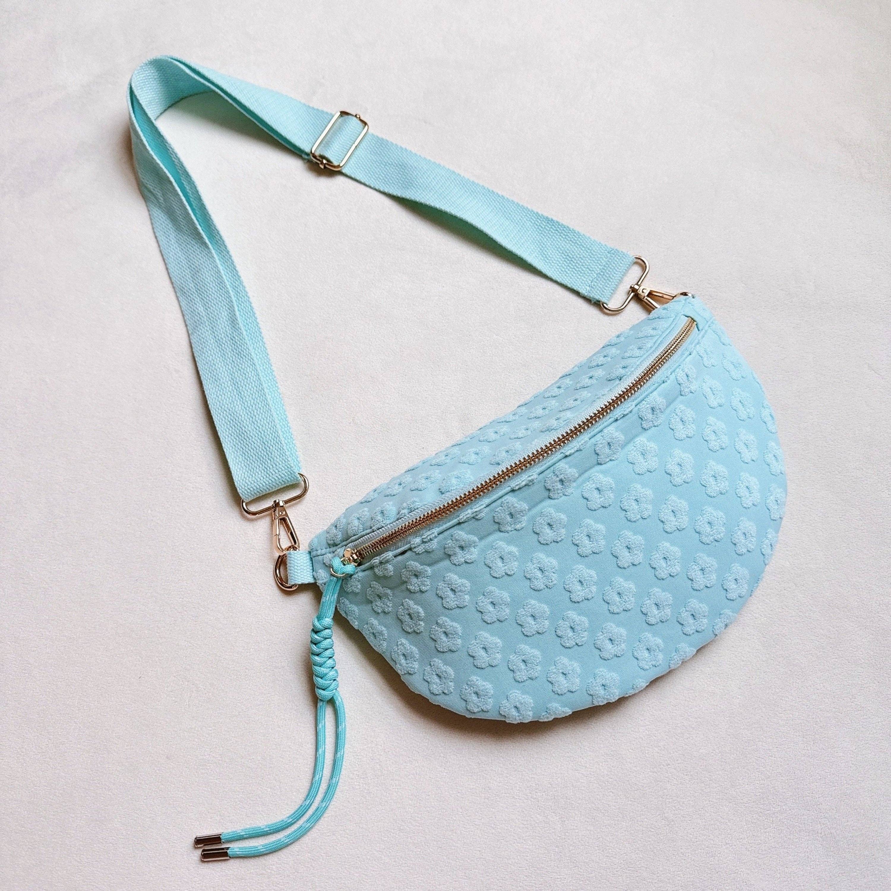 Ellison+Young - Wholesale Belt Bag - Women's - Embossed Daisy Blossom Belt Sling Bag1