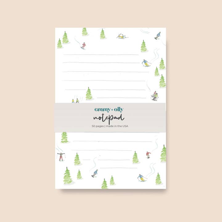 emmy+olly - Wholesale Notepad - Notepad - Skiier / Snowboarder1