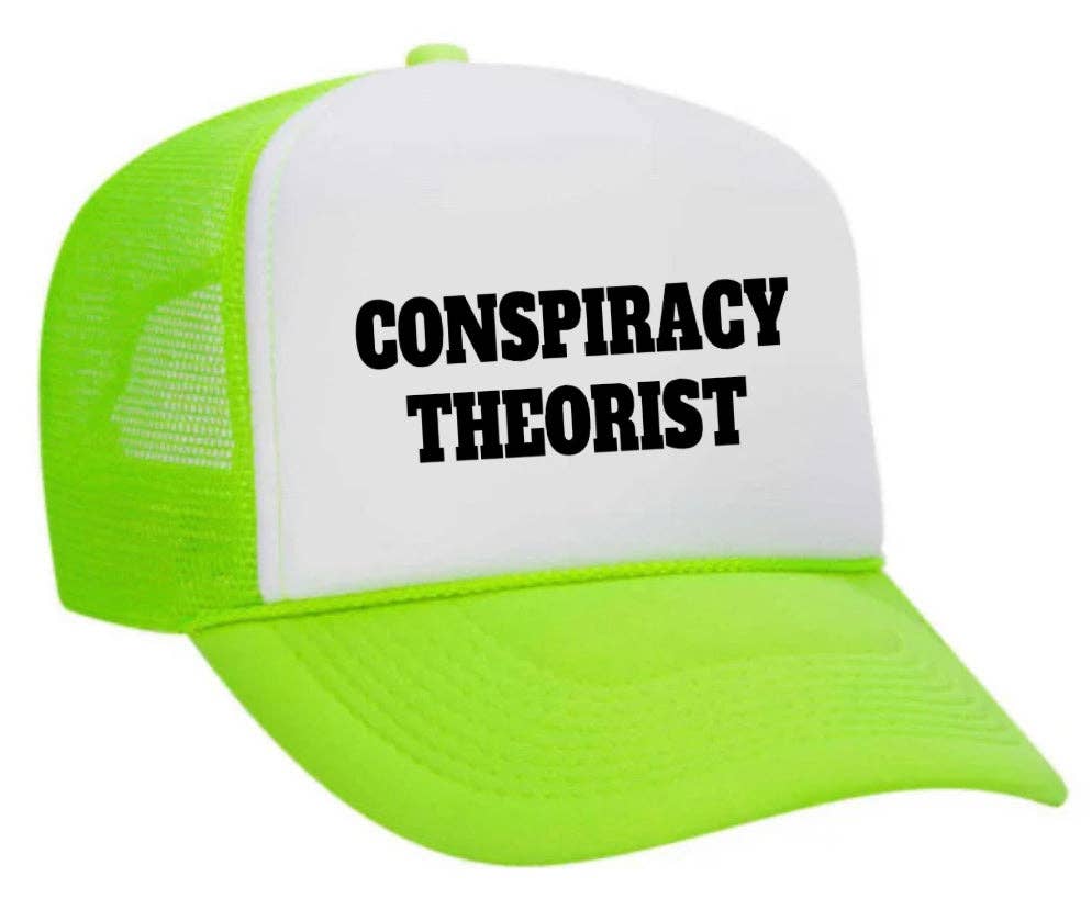 Inappropriate Trucker Hats - Wholesale Trucker Hat - Women's - Conspiracy Theorist Trucker Hat2