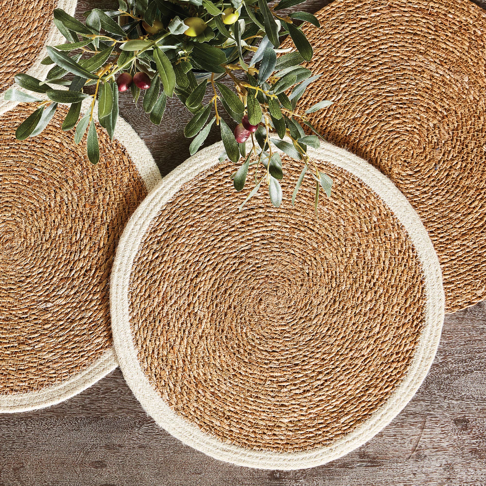 Napa Home & Garden - Wholesale Placemat - Jute Round Placemat1