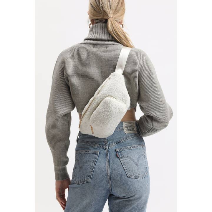 Moda Luxe - Wholesale Belt Bag - Women's - Orson Sherpa Shearling Belt Bag19