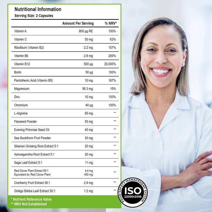 Health & Her Ltd - Wholesale Oral Supplement/Vitamin - Health & Her Menopause Multi-Nutrient Support Supplement2