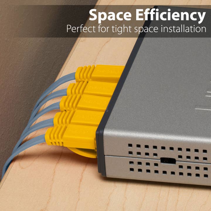 Fosmon - Wholesale Cord - 3ft Cat5e Flat Network Ethernet Patch Cable -Light Blue3