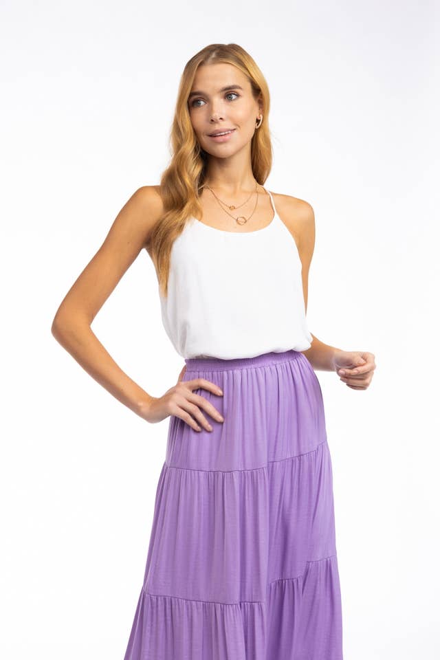 Naked Zebra - Wholesale Camisole - Women's - Racer Back Satin Camisole - TF16