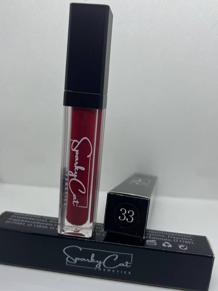 NEW-February #33 Matte Lip Stain for wholesale by SparkyCat Cosmetics