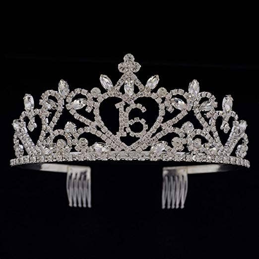 Ella Celebration - Wholesale Tiara - Women's - Sweet 16 Tiara - Heart1