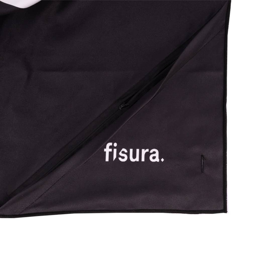 Fisura - Wholesale Beach Towel - "Reserved" black and white beach towel2