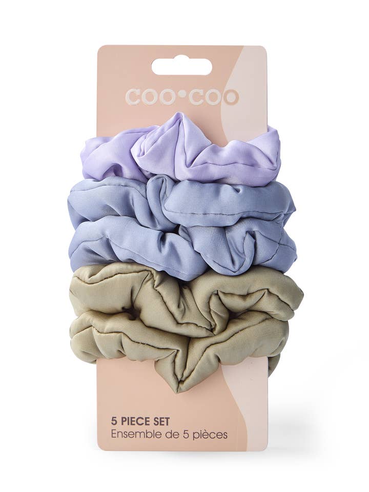 Elastico per cuscino in raso, 5 pezzi, lavanda, eucalipto per la vendita all'ingrosso da parte di CooCoo Beauty