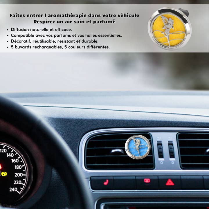 Zen'Arôme - Wholesale Luchtverfrisser voor in de auto - Uniseks - Auto luchtverfrisser Clip'Arôme - Engel2