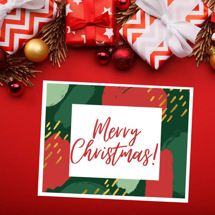 Tarjetas de diseño gráfico de Feliz Navidad para venta al por mayor de Infectious Design Co.