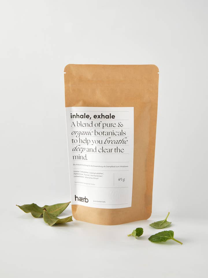 inhale, exhale // Dampfbad zum Inhalieren für den Großhandel von Haerb