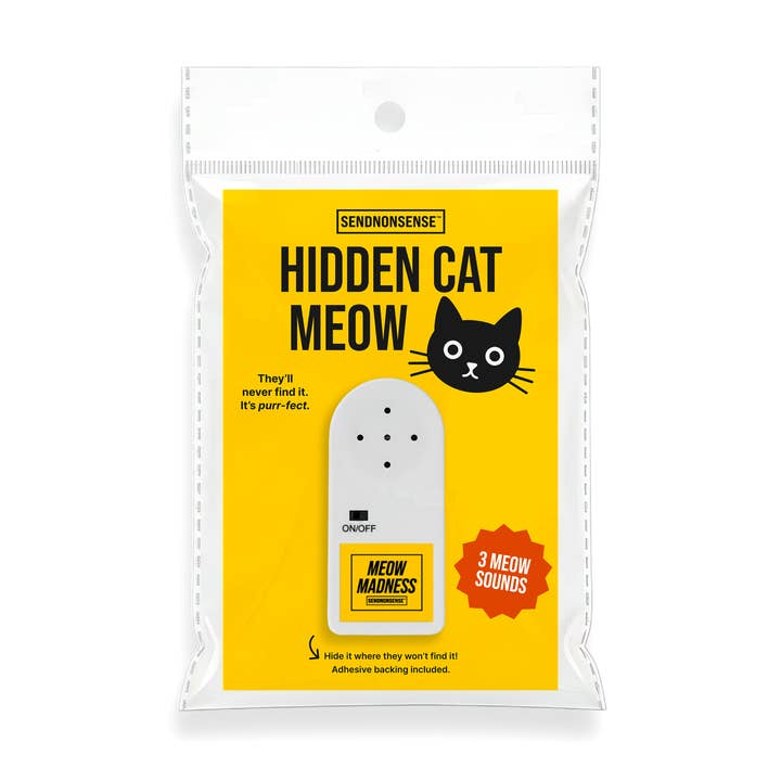 Hidden Cat Meow for wholesale by SendNonsense