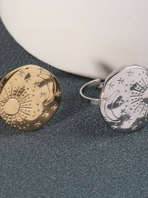 Anello SUN e MOON per la vendita all'ingrosso da parte di AMD COLLECTIVE
