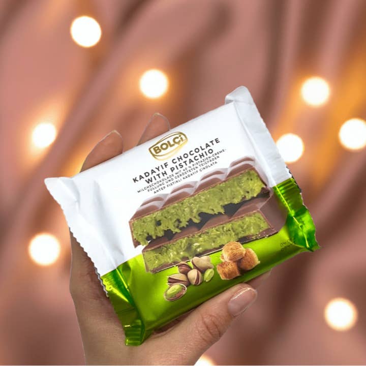 Aladdin - Wholesale Chocolate Bar - Antep Pistachio & Kadayif Dubai Chocolate Bar