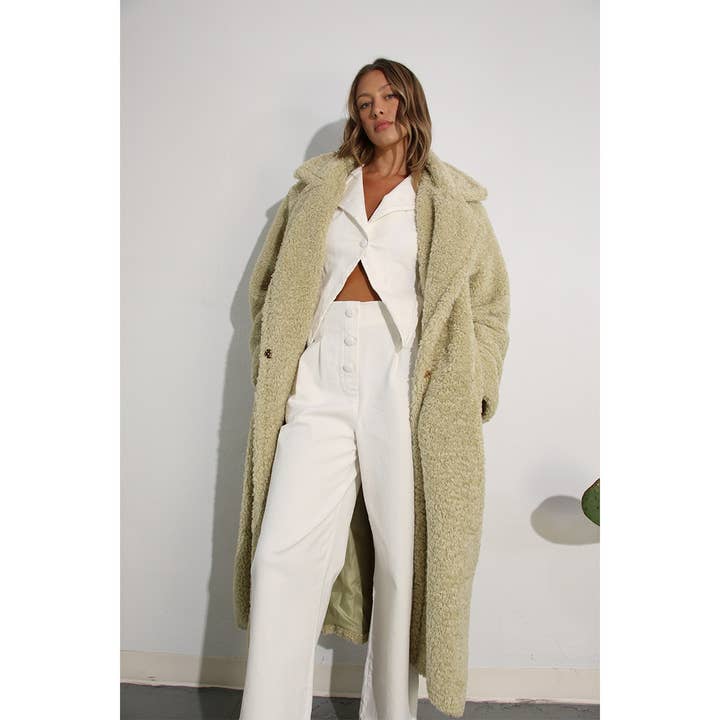 Mulla - Wholesale Jacket - Women's - LONG TEDDY BEAR COAT28