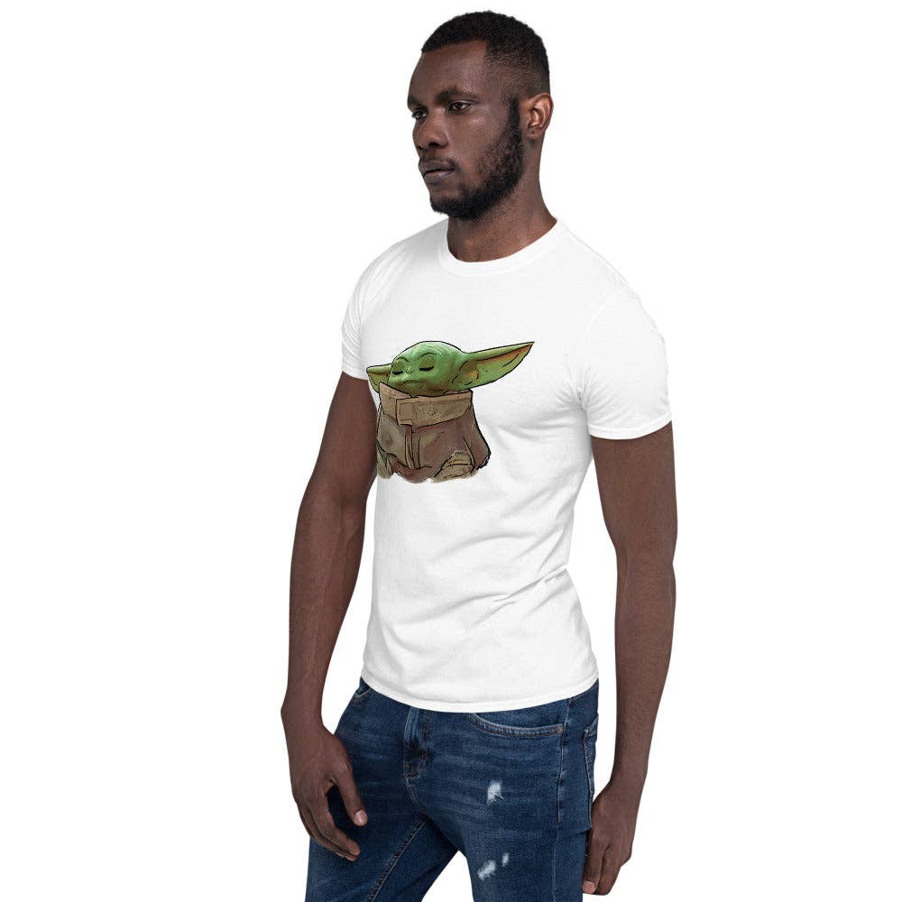 El loco del Pelo Rizo - Wholesale Screen Printed T-Shirt - Unisex - Baby Yoda unisex t-shirt1