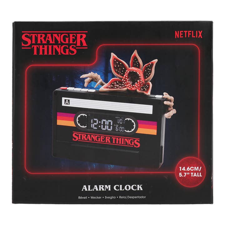 Paladone - Wholesale Alarm Clock - Stranger Things 5 Demogorgon Cassette Alarm Clock 2