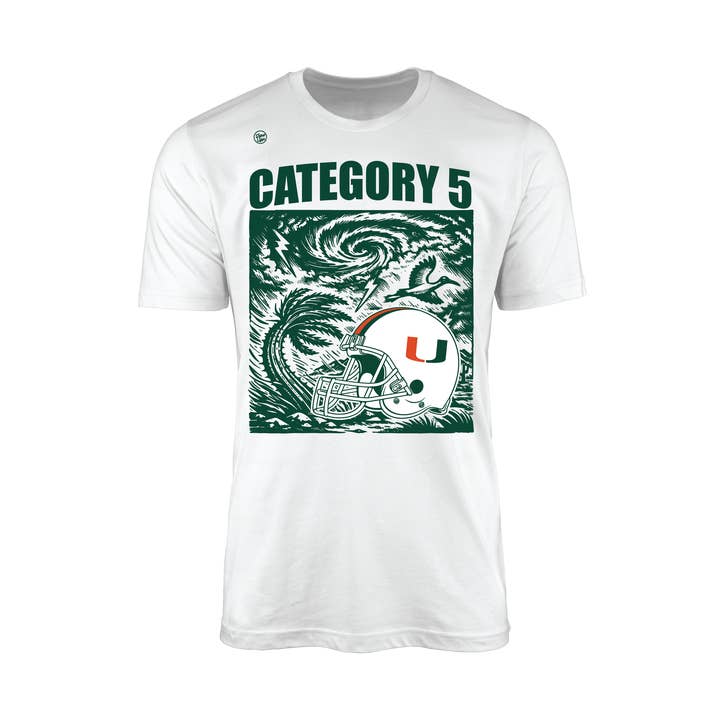 T-shirt Catégorie 5 pour hommes des Hurricanes de Miami pour la vente par Dyme Lyfe