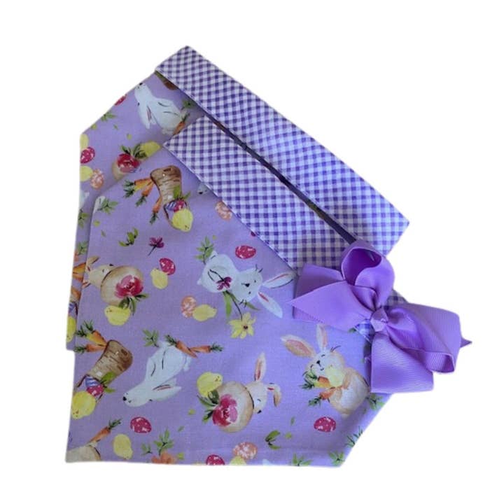 Tossed Bunnies, Lavender for wholesale by Chloe & Max LLC