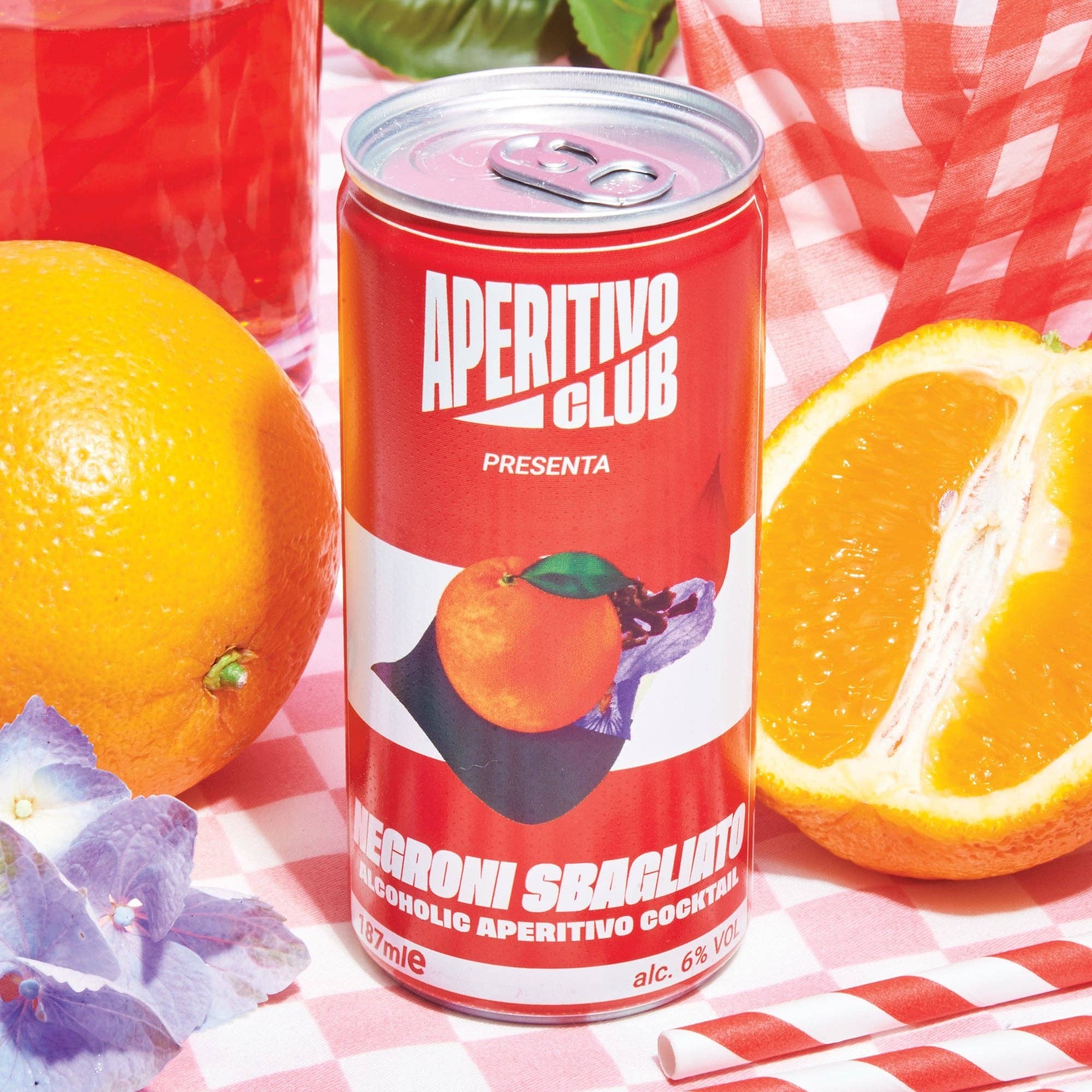Aperitivo Club - Vente Mélange/sirop pour cocktails - Negroni Sbagliato | Cocktail Spritz italien prêt à boire | 6 % vol.1