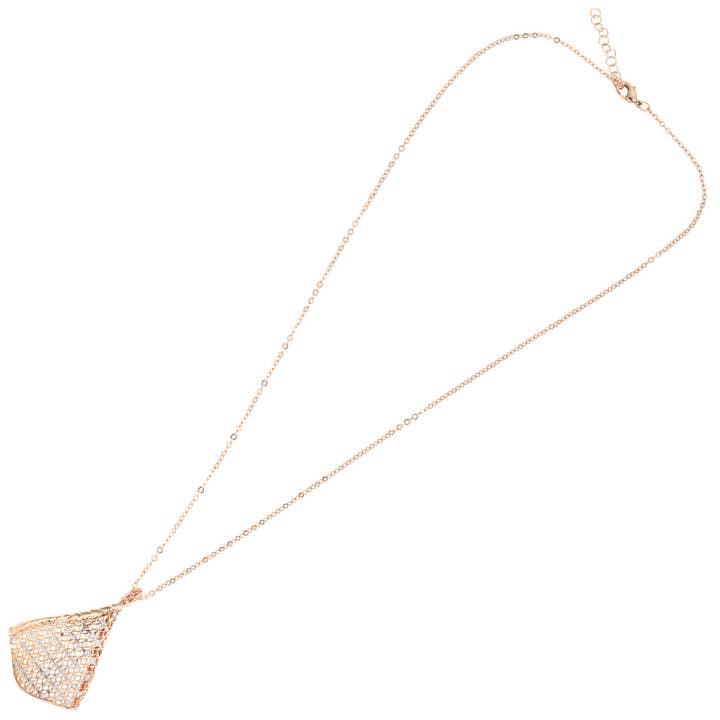 Bronzen halsketting met zilveren glitter voor wholesale door Ottaviani