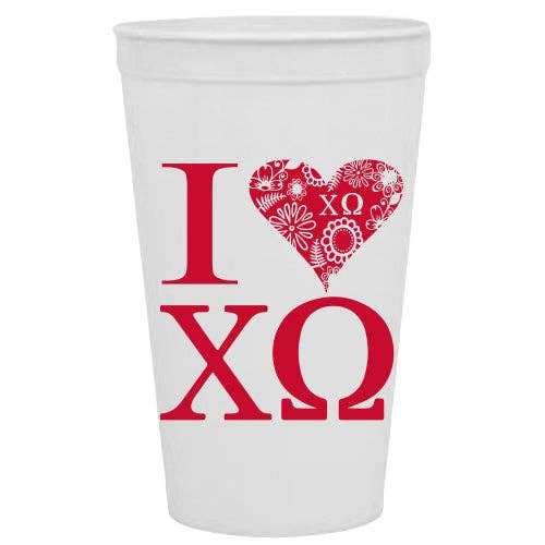 Chi Omega - ΧΩ - Stadium Cups for wholesale by Sassy Cups