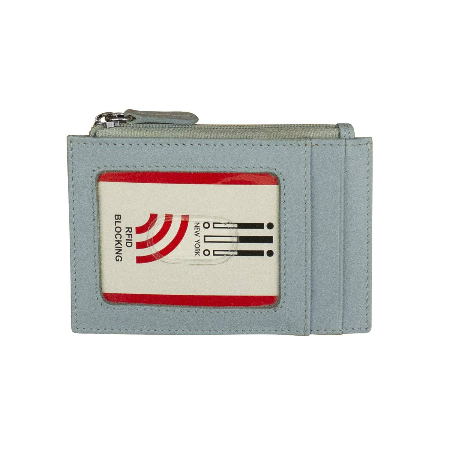 ili New York – wholesale Kortfodral - Unisex – 7416 Läder CC-ID-hållare med blixtlåsficka32