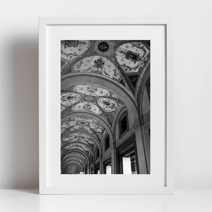 Via Farini Bologna Fine Art Black And White Photography Print for wholesale by Mo & Paul Photography