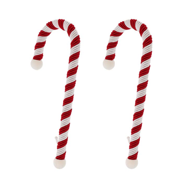 Haute Decor - Wholesale Christmas Decoration - Candy Cane Stocking Holder - 2 Pack - Large