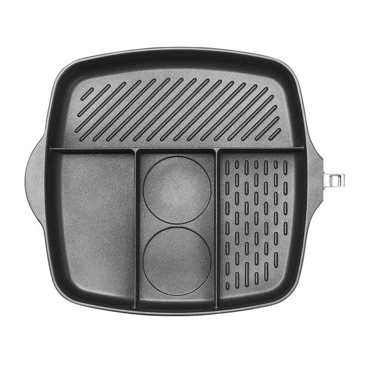 Pintinox - Wholesale Pan - Multipan 32x32 cm frying pan with detachable aluminum handle3