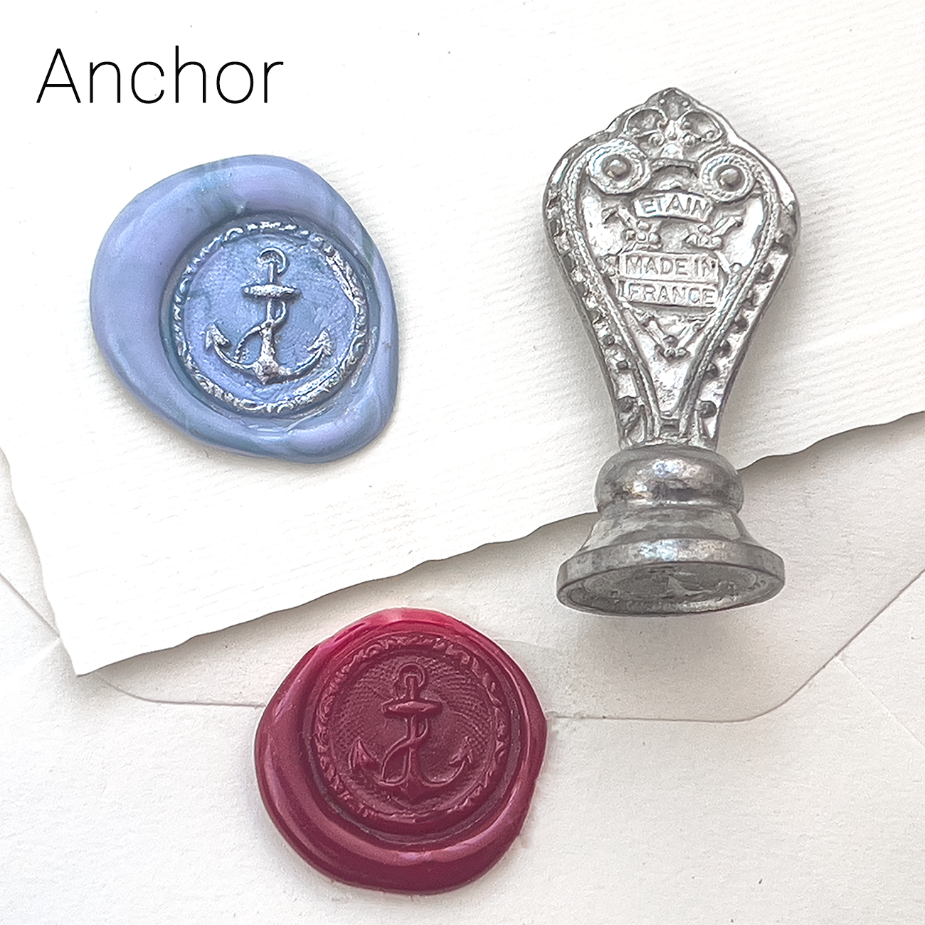 Papier Plume - Wholesale Rubber/Decorative Stamp - Wax Seals from France - Cast Pewter - 17 UNIQUE 3D Designs0