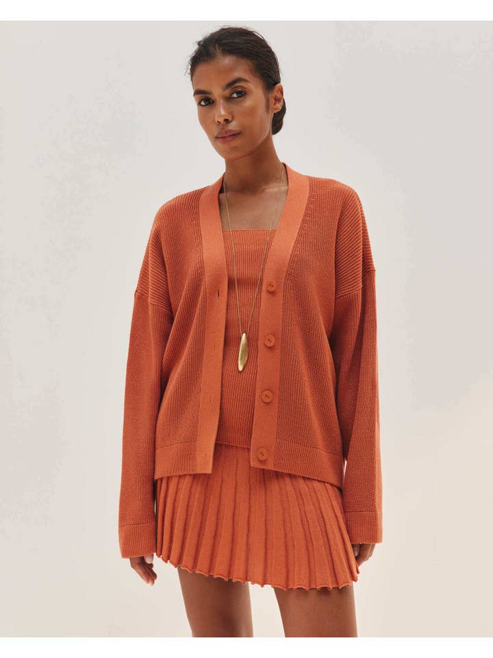 Nenya Fashion Limited – wholesale Kofta - Dam – Monki Ribbstickad Cardigan Lorin1