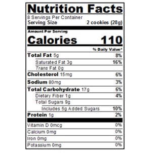 WOW Baking Company - Wholesale Cookie - Gluten-Free Chocolate Chip Cookie Resealable Bag5