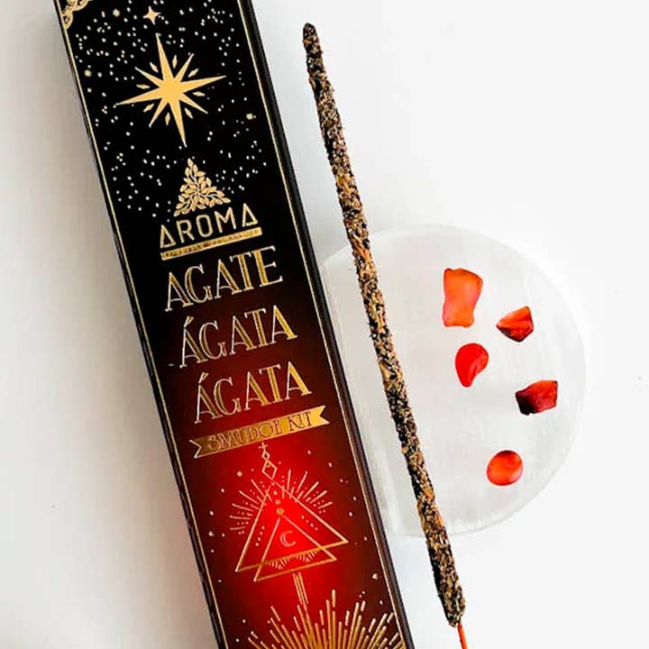 Incenso Crystal Aroma, 12 pezzi, agata per la vendita all'ingrosso da parte di Ethike.eu