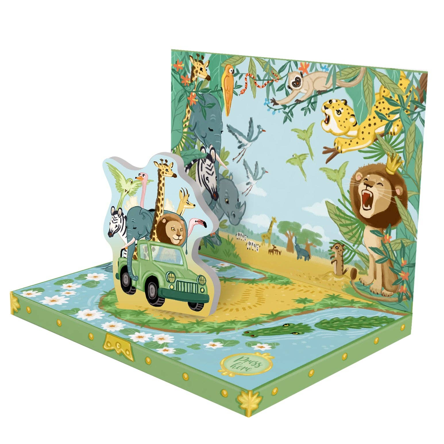 Music Box – Großhandel Spieluhr – Kind & Baby – Nr.9 | Dschungel-Abenteuer-Spieluhr2