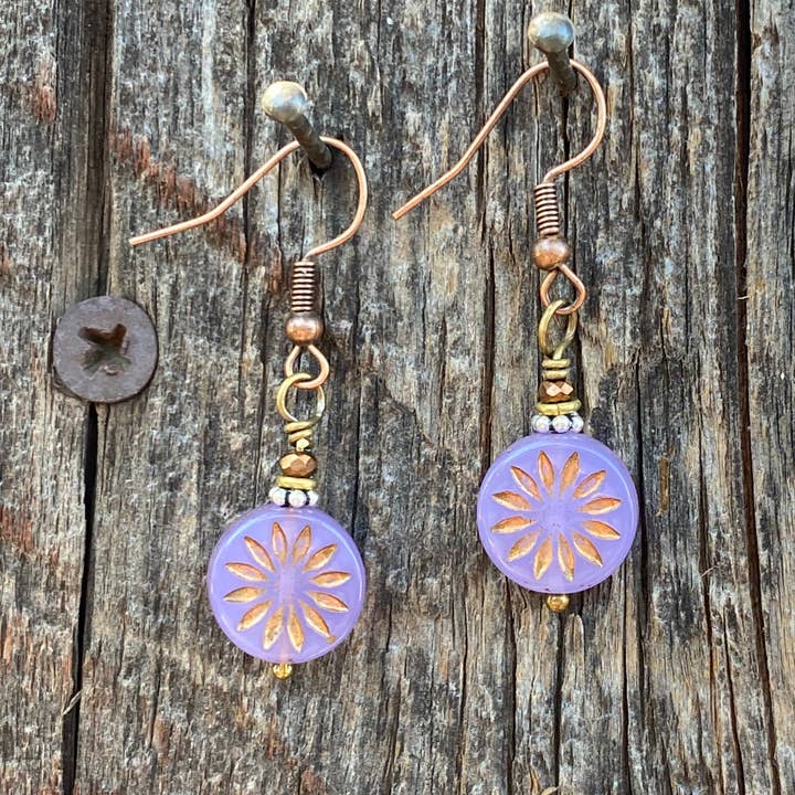 Orecchino Lavender Desert Sun per la vendita all'ingrosso da parte di Casa Kira