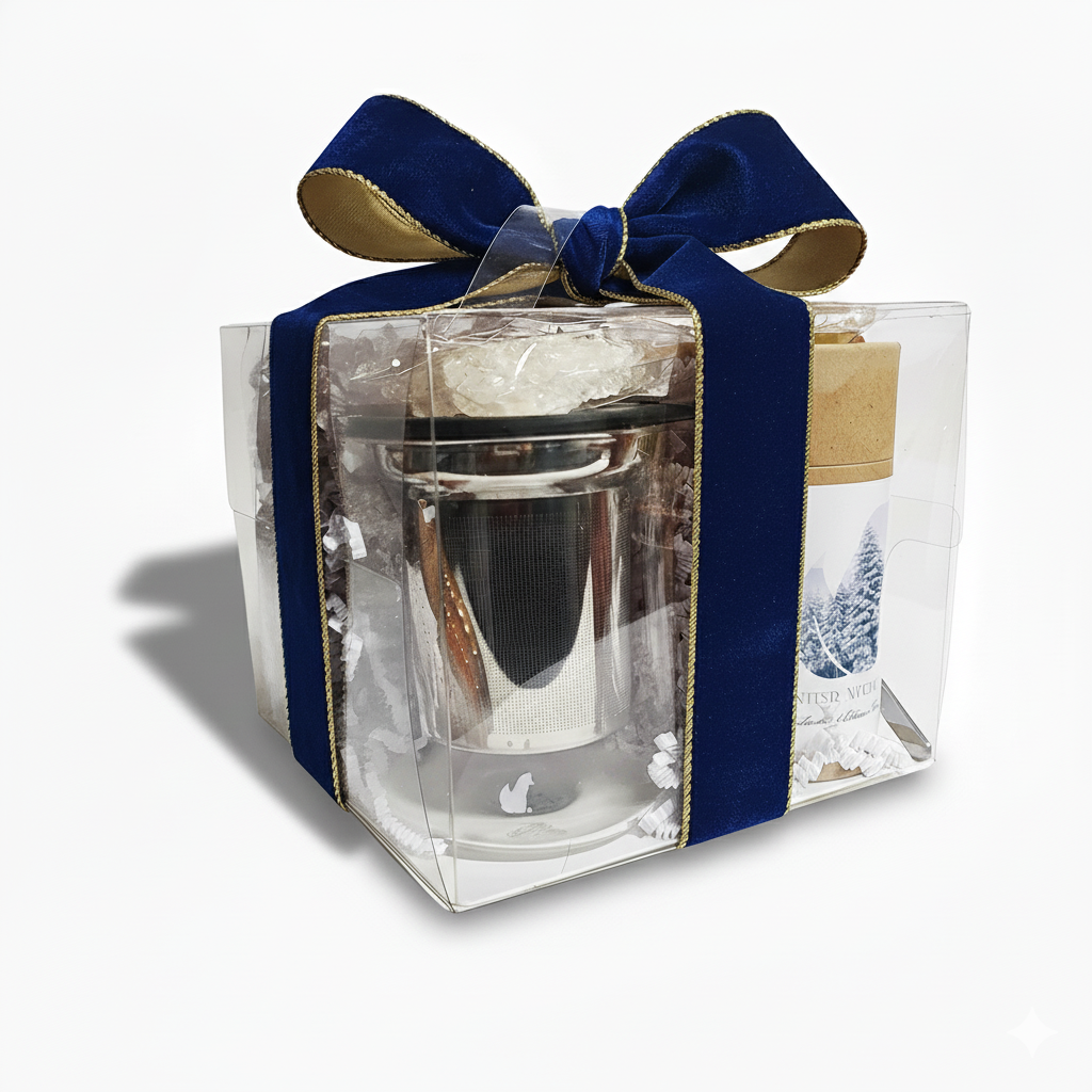 Foxy Tea® - Wholesale Tea Set - Tea Gift Set – Mug/Lid, Infuser, Tea, Towel, Sugar Crystals7