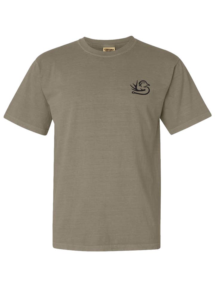 Southern Down Outfitters - Wholesale Screen Printed T-Shirt - Men's - Black Lab Duck Tee2