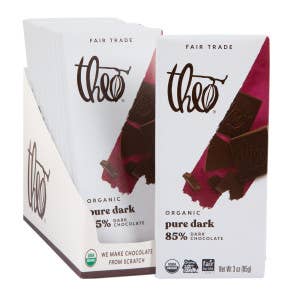L&F Universal Goods - Wholesale Chocolate Bar - Theo 85% Dark Chocolate 12/3OZ0