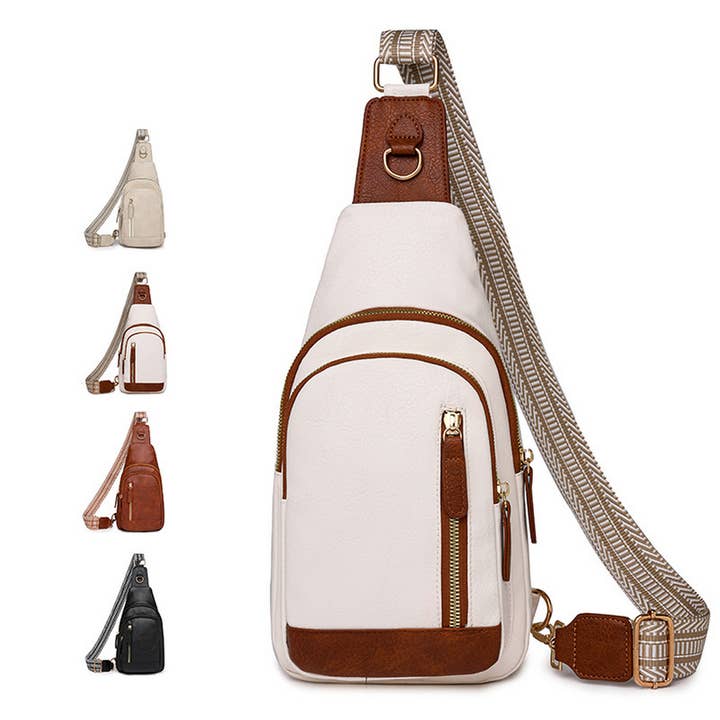 ACCITY - Wholesale Crossbody Bag - Women's - POPULAR RETRO PU CHEST BAG WAIST BAG_CWAB270711