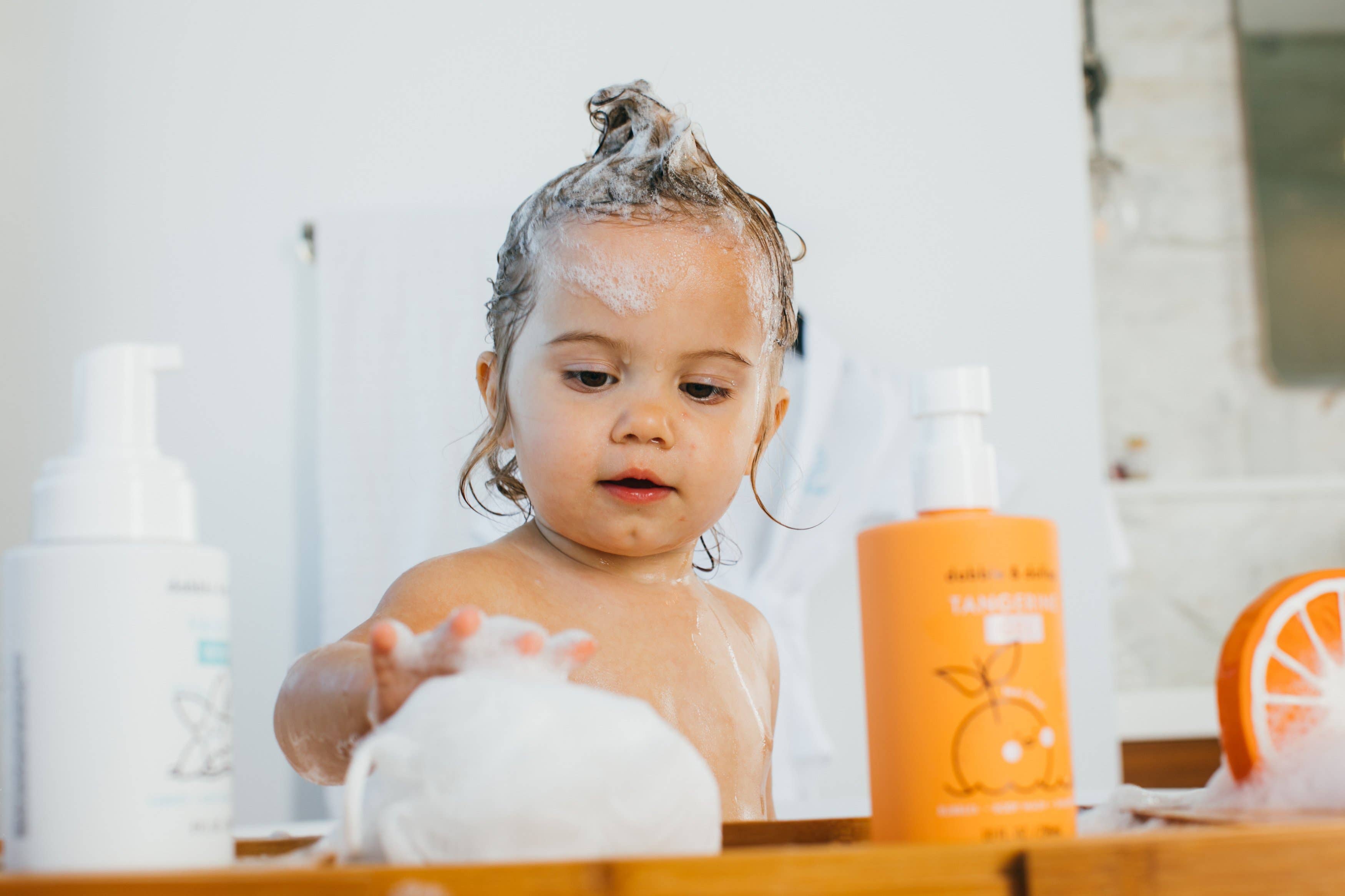 Dabble & Dollop® - Wholesale 2-in-1 Shampoo & Body Wash - Baby - Tear-Free Shampoo, Body Wash, & Bubbles - Tangerine5