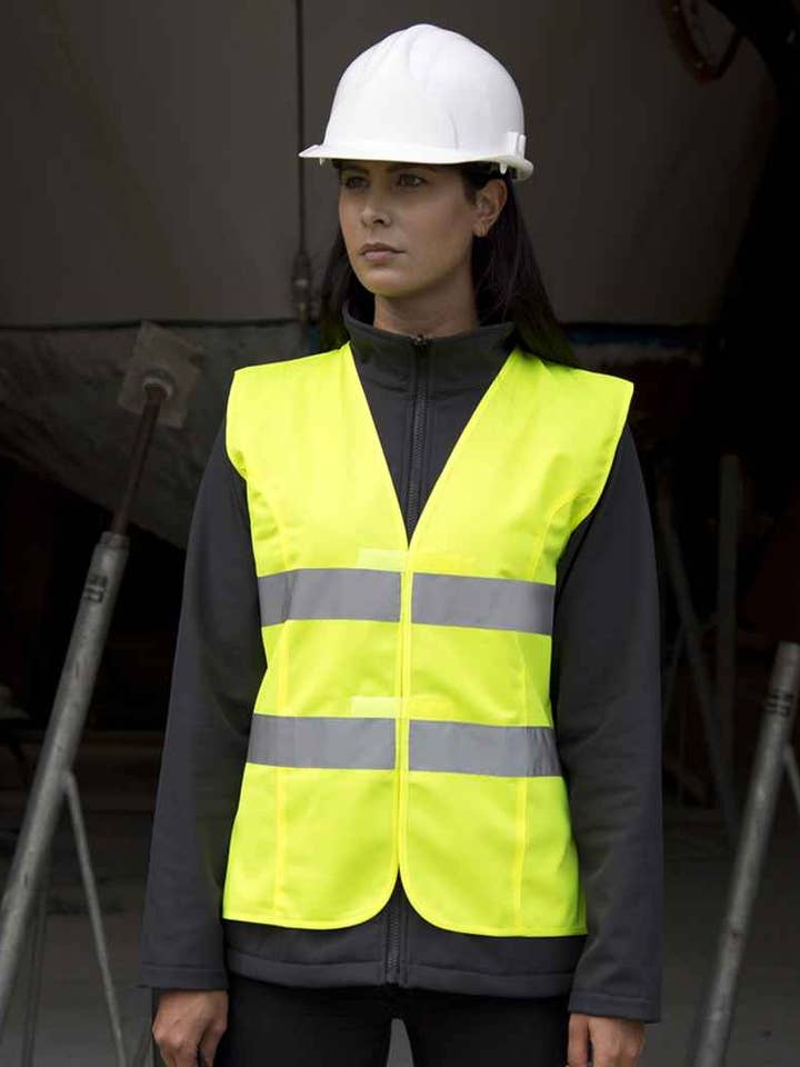 Pierre Francis - Wholesale Outerwear Vest - Women's - Result - Core Ladies Hi-Vis Vest