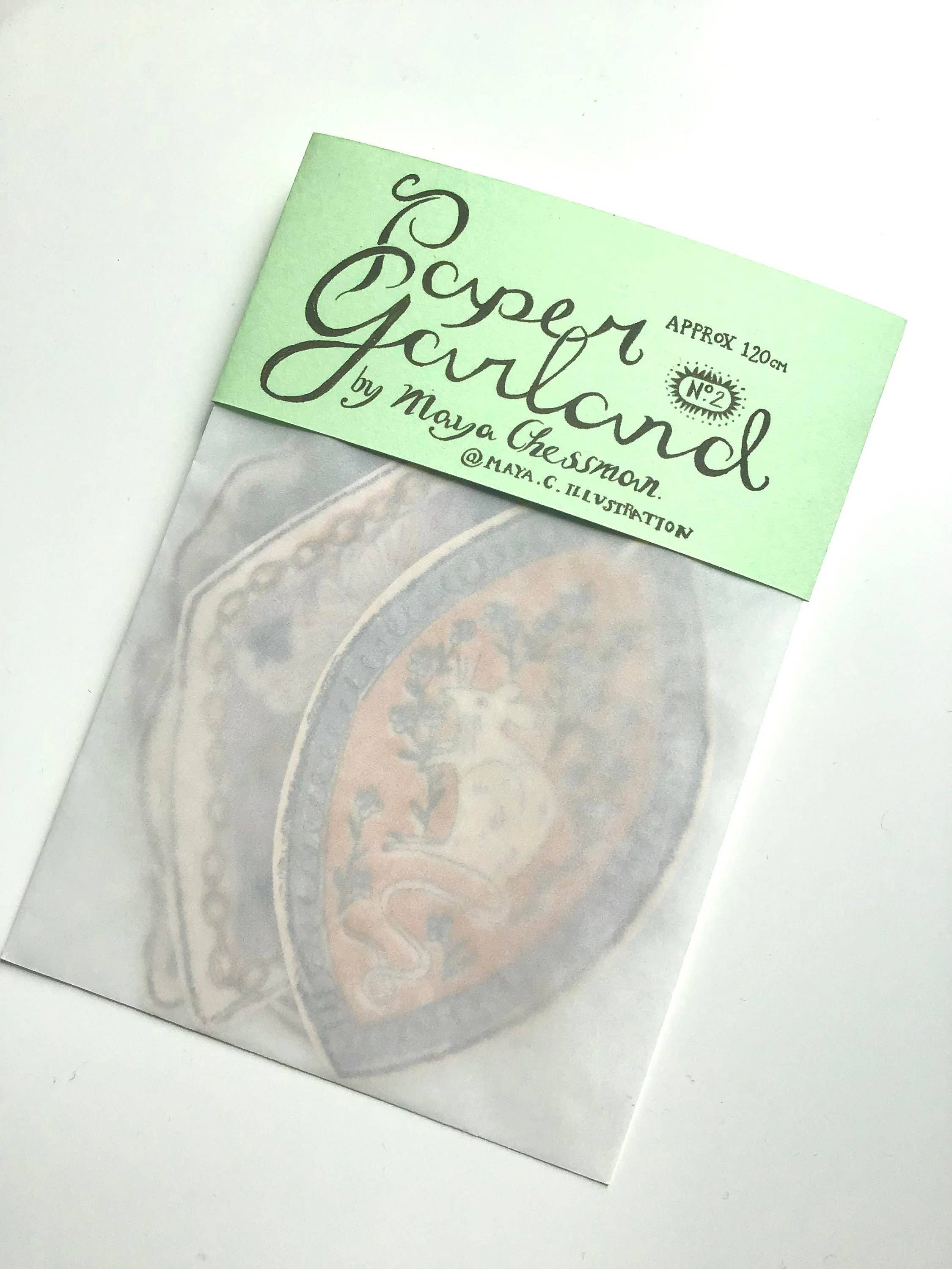 Tulips and Heather - Wholesale Bunting/Garland - Illustrated Paper Garland -Magpie Mouse Magic2