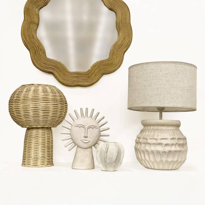 Opjet Paris - Wholesale Decorative Figurine - Ecru Sun Decor L19 W7.5 H23.5cm3