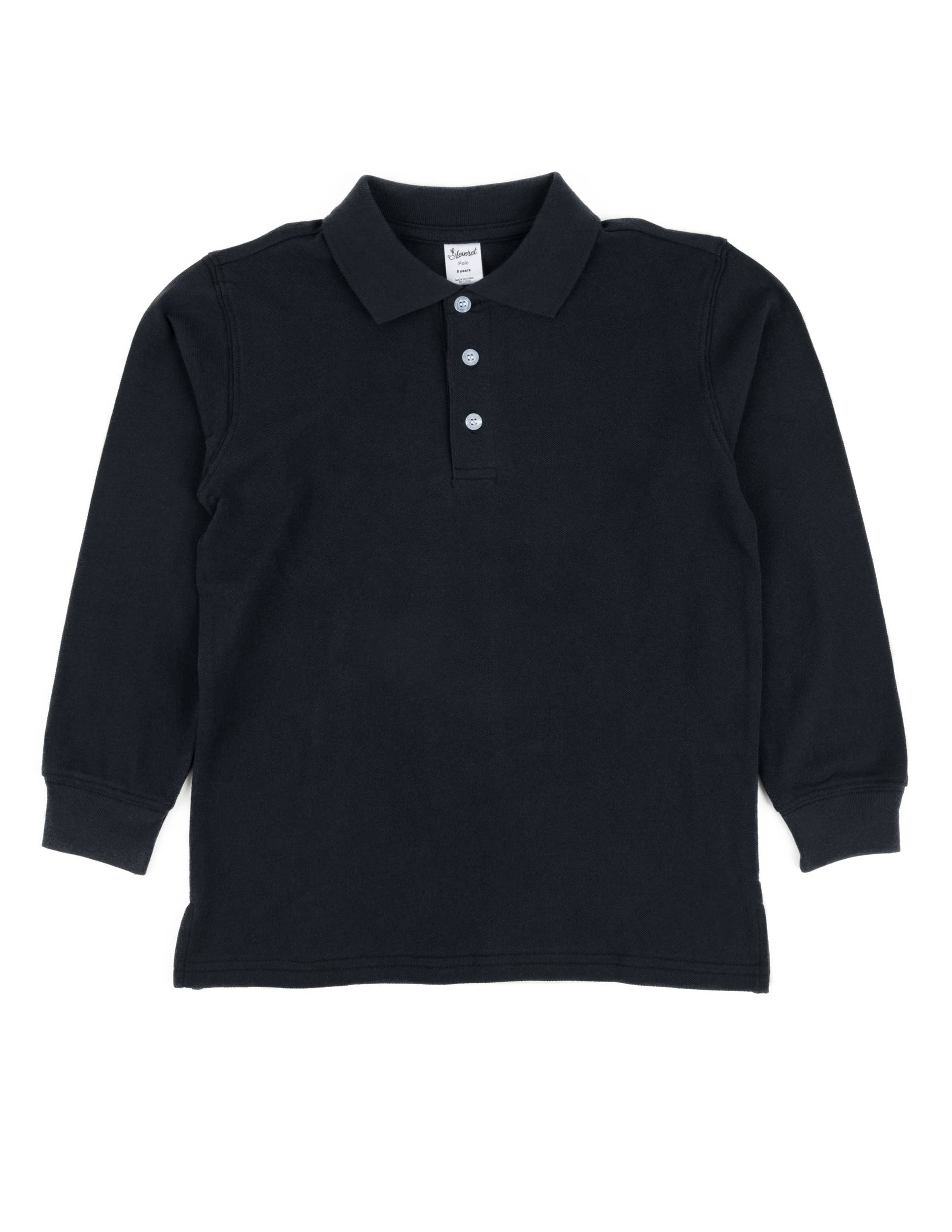 Leveret Pajamas – wholesale T-shirt – Kids – Kids Boys Long Sleeve Cotton Polo Shirt21