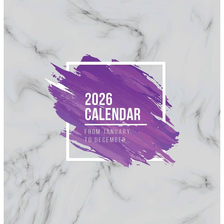 RE-FOCUS THE CREATIVE OFFICE - Wholesale Calendar - 2026 ANNUAL CALENDAR BUNDLE! 3 PACK, One each of Black, White, and Purple1