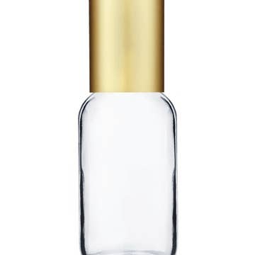 Best Bottles - Wholesale Essential Oil Holder - Boston Round Clear Bottle-30ml (Multiple Caps & Rollerballs)