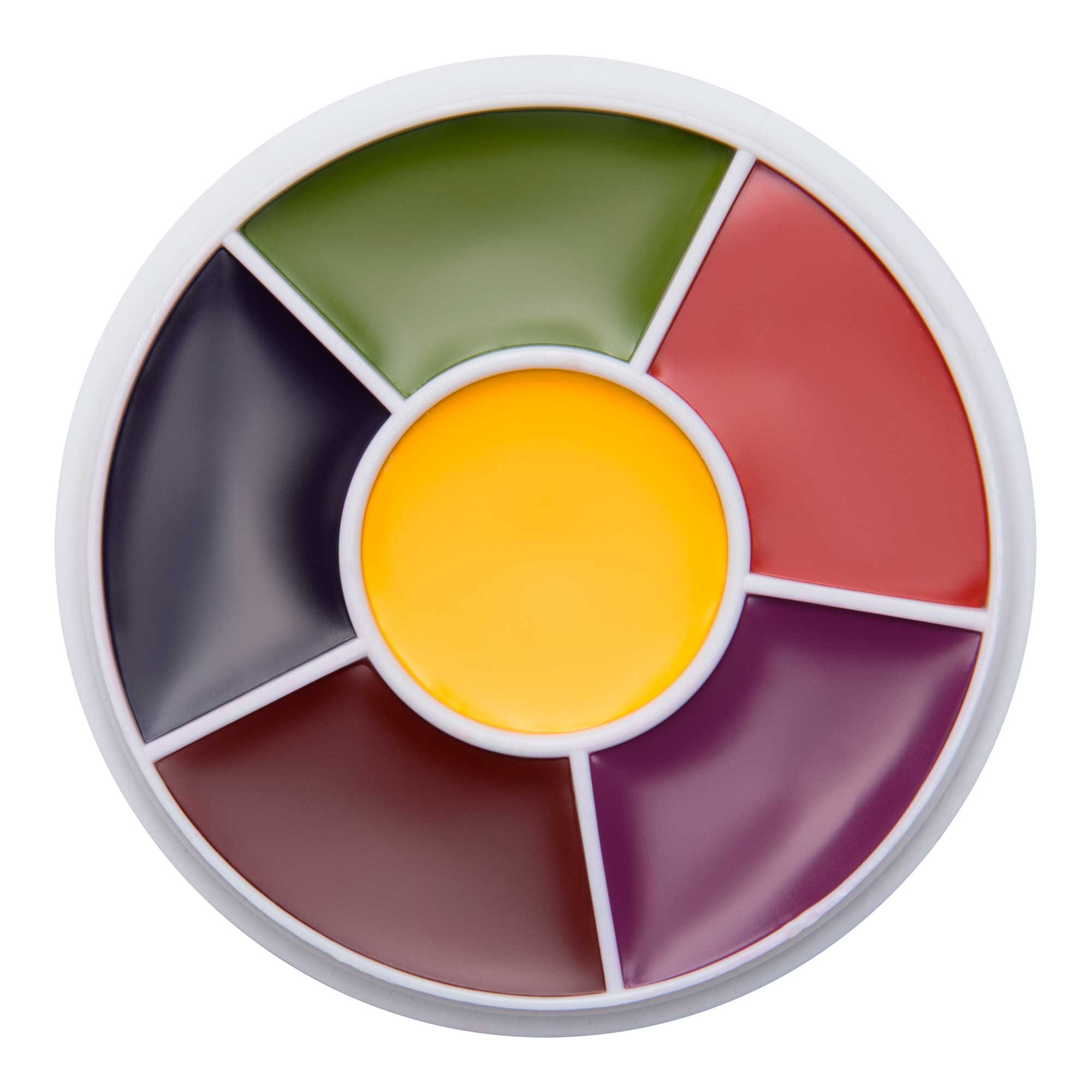 Narrative Cosmetics - Wholesale Face Paint/Play Makeup - Kids - 6 Color Bruise Wheel Professional SFX Cream Makeup2