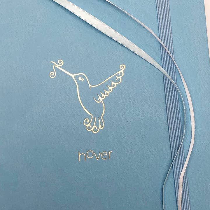 Cher the Fire - Wholesale Journal/Diary - Journal, Wisdom Keeper, Gold Foil, Hummingbird - pocket - A58